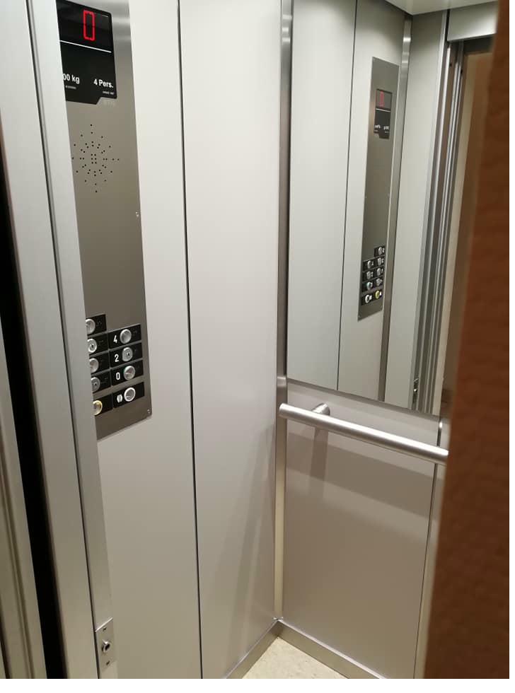 Habillage cabine ascenseur