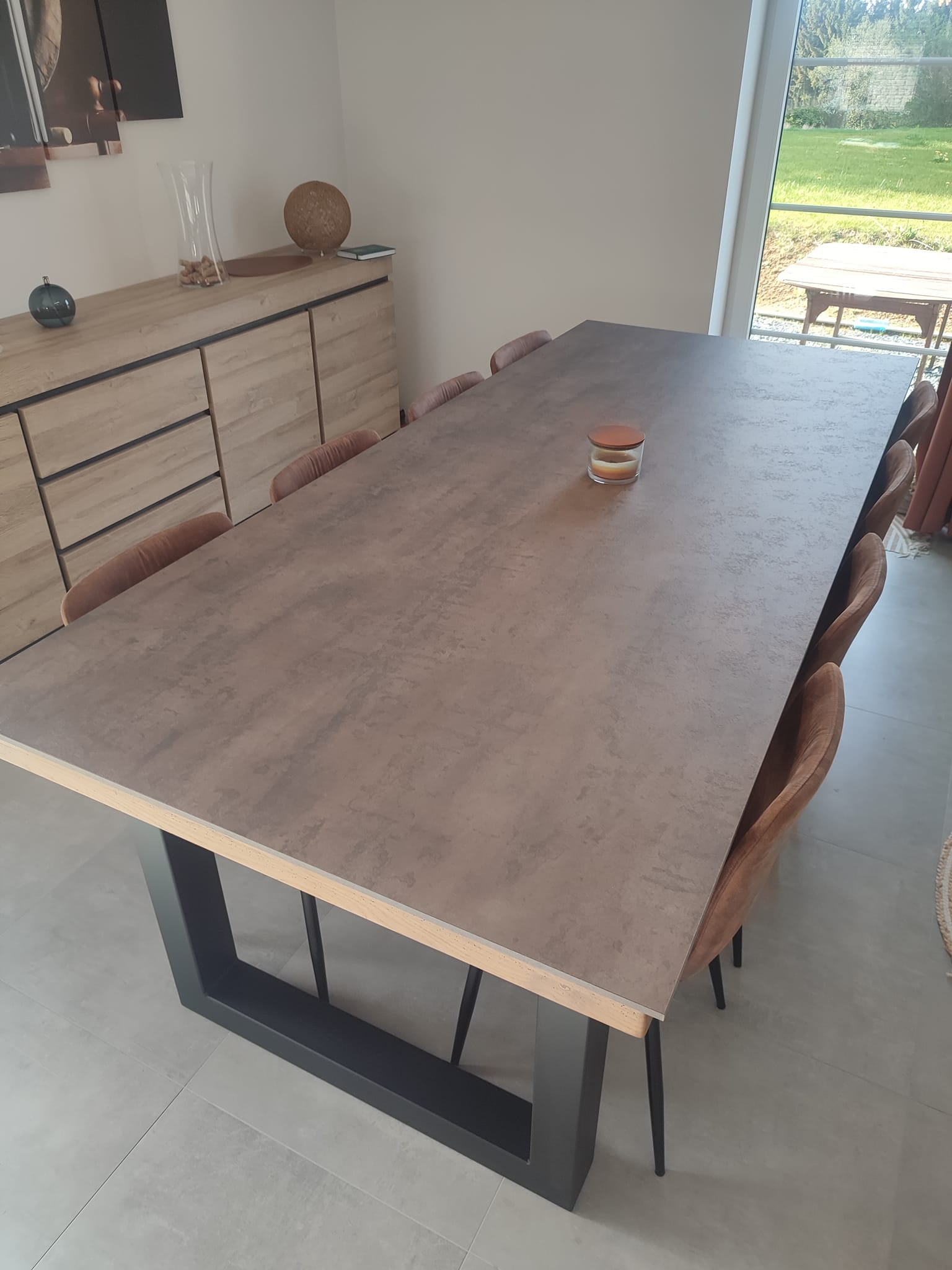 Table sur mesure en bois